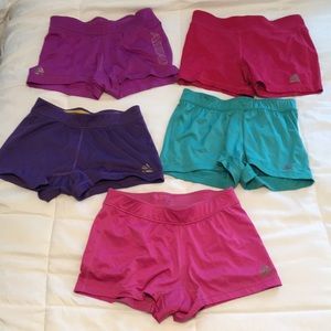 5 ADIDAS multi color spandex